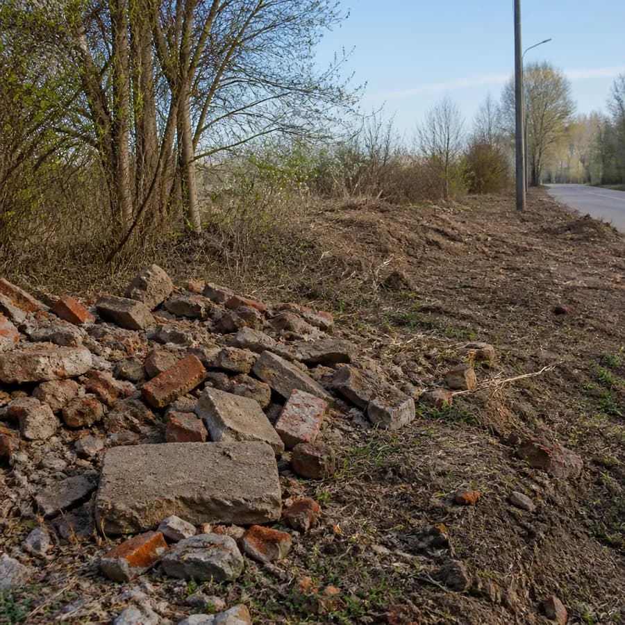 Plan oczyszczenia terenu przy ulicy Piłsudskiego. Władze Dobrej podejmują działania